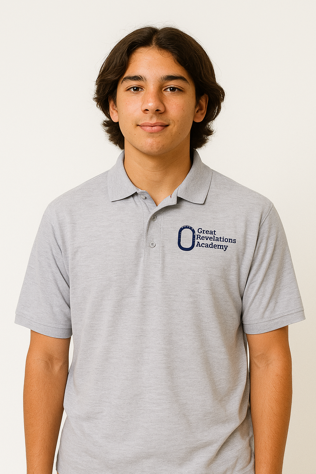 YA Gray Polo